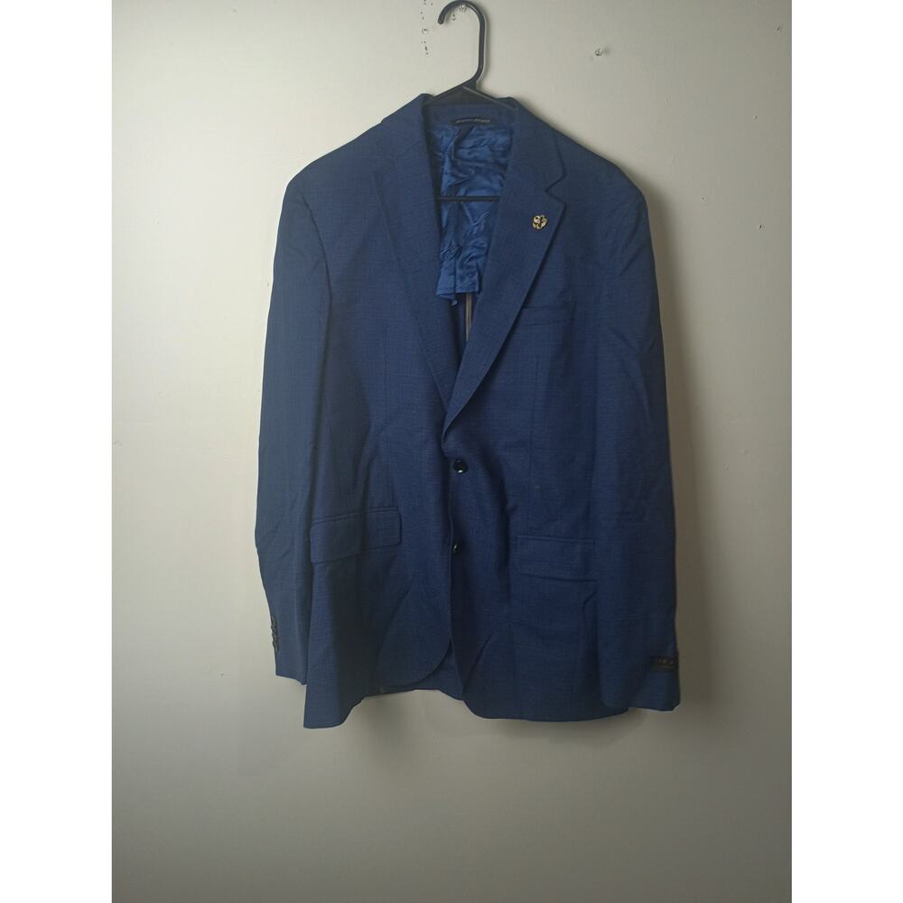 TED BAKER "KARL CT" Blue Trim Fit Jacket Size 42 L Men's‎ Sports Jacket Business